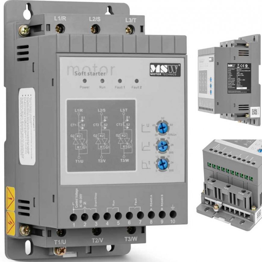 MSW Mīkstā palaišanas ierīce 3 A 1.5 kW 400 / 100-240 V