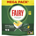 Indaplovių tabletės Fairy Platinum All In One Lemon, 100 vnt., citrinų kvapo Indaplovių tabletės Fairy Platinum All In One Lemon, 100 vnt., citrinų kvapo
