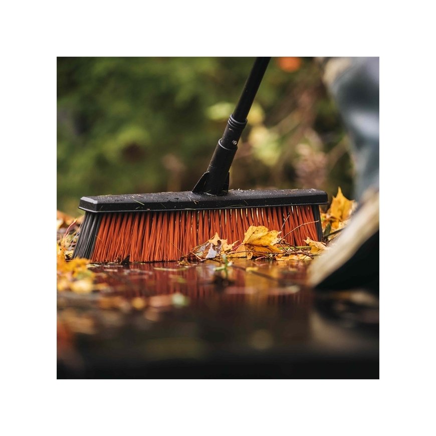 Fiskars 1025926 broom Indoor Soft / Hard bristle Aluminium Black – 3