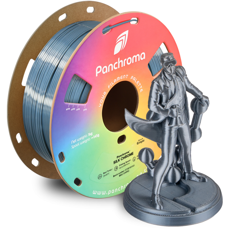 Polymaker Panchroma PLA Silk 1.75mm 1kg - Zīda hroms
