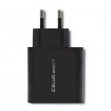 Qoltec 51717 virta-adapteri ja vaihtosuuntaaja Sisätila 42 W musta