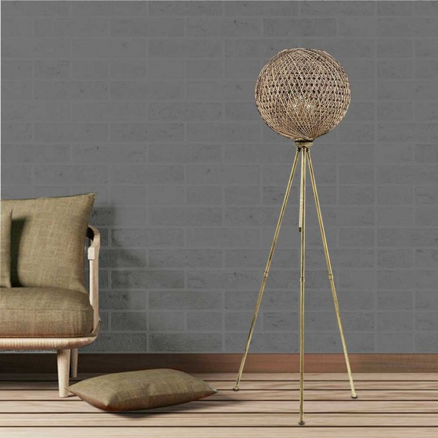 Opviq Floor Lamp Pied - Black