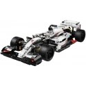 Lean Toys Konstruktsiooniplokid F1 Võidusõiduauto Valge-Punane 1235 tk.