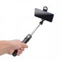 Riff K10-S Universal wireless selfie stick (expand 70cm) with Tripod / Mirror / Led light / Shutter button Black Riff K10-S Universal wireless selfie stick (expand 70cm) with Tripod / Mirror / Led light / Shutter button Black