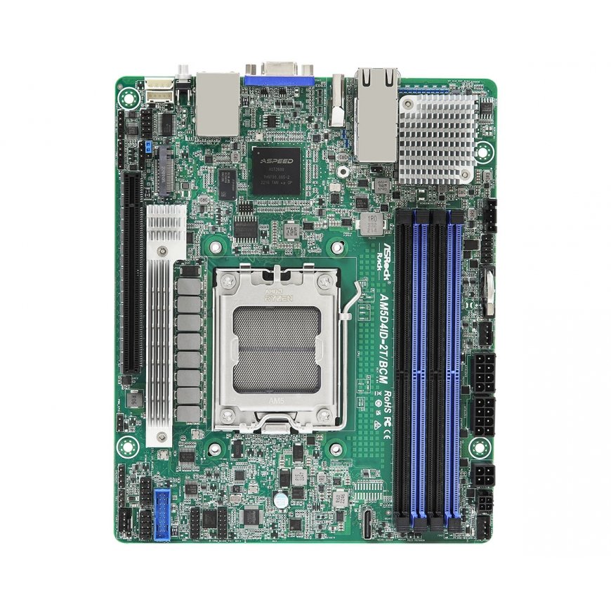 Asrock AM5D4ID-2T/BCM emolevy KNOLL3 X300 Pistoke AM5 Mini ITX