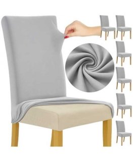 Bedding set Chair covers - 6 pcs. light gray Ruhhy 25991