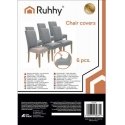 Bedding set Chair covers - 6 pcs. light gray Ruhhy 25991 Bedding set Chair covers - 6 pcs. light gray Ruhhy 25991