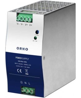 Orno pramoninis maitinimo šaltinis, DIN bėgelis, 24VDC, 10A, 240W, metaliniame korpuse