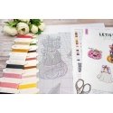 Letistitch Cross Stitch Kit 'Boo Crew Ornaments' 5 pcs. SLETIL9944