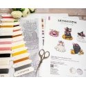 Letistitch Cross Stitch Kit 'Boo Crew Ornaments' 5 pcs. SLETIL9944