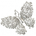 Dazzling Butterfly Brooch Silver Dazzling Butterfly Brooch Silver