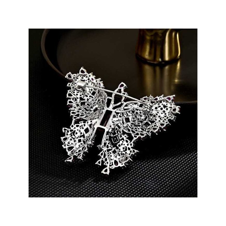 Dazzling Butterfly Brooch Silver – 3