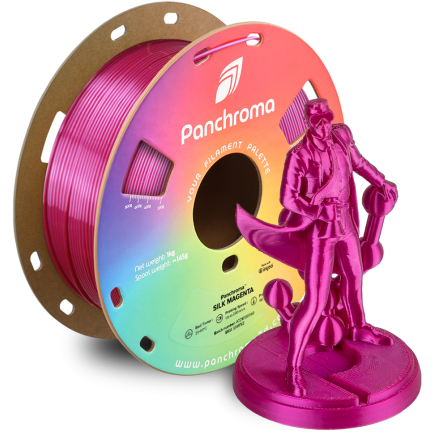 Polymaker Panchroma PLA Silk 1.75mm 1kg - Silk Magenta