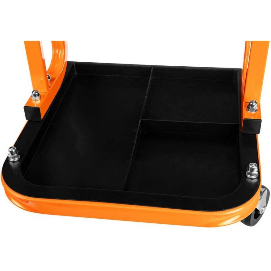 Neo Tools workshop stool on wheels with tool shelf – 3