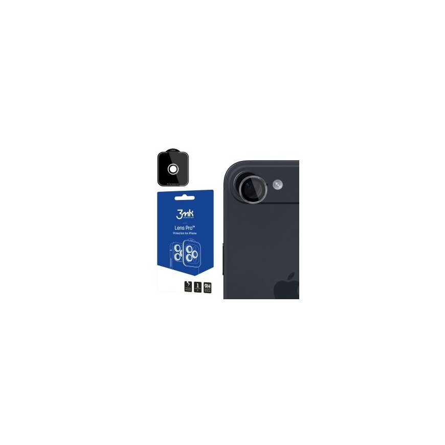 3mk HARDY Linssinsuojus Pro Apple iPhone 17 Pro / 17 Pro Max Titanium Harmaa