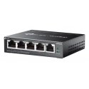 TP-Link Omada ES205G Управляемый Gigabit Ethernet (10/100/1000) Питание по Ethernet (PoE) Черный TP-Link Omada ES205G Управляемый Gigabit Ethernet (10/100/1000) Питание по Ethernet (PoE) Черный
