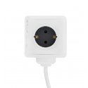 Tellur Power Cube Extended, удлинитель на 4 розетки + 2xUSB порта, кабель 1,5 м белый Tellur Power Cube Extended, удлинитель на 4 розетки + 2xUSB порта, кабель 1,5 м белый