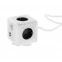 Tellur Power Cube Extended, toitepistik 4 väljundiga + 2xUSB porti, 1,5m valge kaabel Tellur Power Cube Extended, toitepistik 4 väljundiga + 2xUSB porti, 1,5m valge kaabel