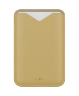 Magnetic wallet case UNIQ Lyden Evo stand phone yellow