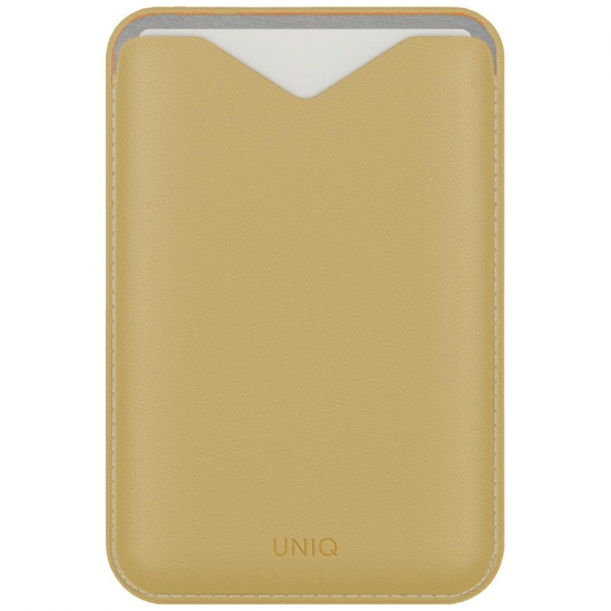 Magnetic wallet case UNIQ Lyden Evo stand phone yellow