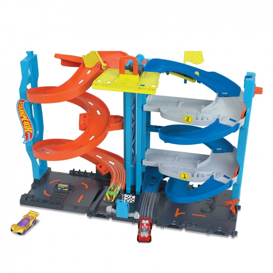 Hot Wheels City Transforming Race Tower, lelupakkaus