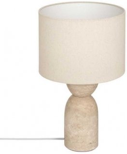 Lamp ERIN stalinė lempa travertino alusel, Ø 28 x 47,5 cm