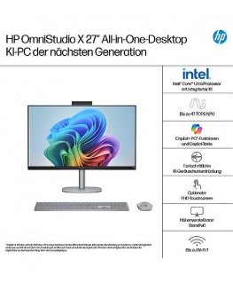HP OmniStudio X 27" FHD IPS Visu vienā Core Ultra 7 256V 16GB/1TB SSD Win11 27-cs1075ng