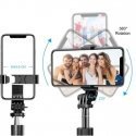 Riff L02 Universal wireless selfie stick (expand 100cm) with Tripod / Shutter button Black