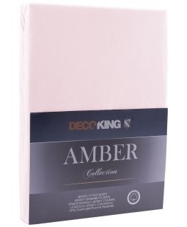 Paklodė DecoKing Amber, lilla, 120x200 cm, kummiga