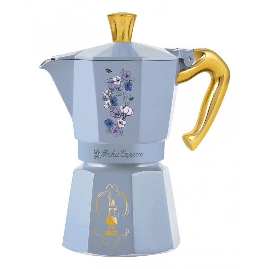 Bialetti Bridgerton Moka pot Black, Blue, Gold, Yellow