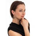Elegant two-tone steel earrings Elegant two-tone steel earrings