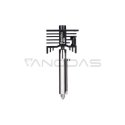 Bambu Lab H2D series printer nozzle with hardened steel tip - 0.8 mm Bambu Lab H2D series printer nozzle with hardened steel tip - 0.8 mm