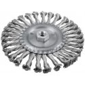 Graphite Multi-wire disc brush 150 mm, twisted wire, steel, M14 Graphite Multi-wire disc brush 150 mm, twisted wire, steel, M14