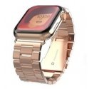 Swissten Metal Band for Apple Watch 42-44mm Rose Gold - 8595217477247 Pulksteņa siksniņa Swissten Metal Band for Apple Watch 42-44mm Rose Gold - 8595217477247 Pulksteņa siksniņa