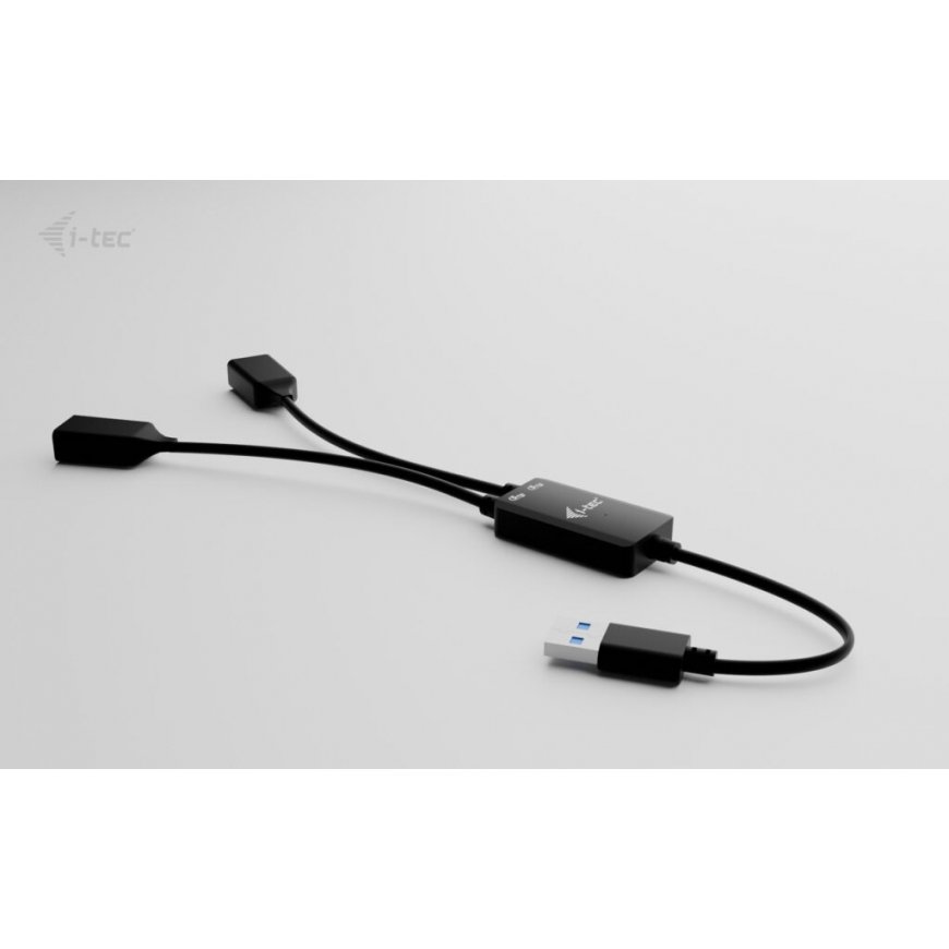 i-tec USB-A Cable HUB 2 port (2x USB-A) USB кабель USB 3.2 Gen 1 (3.1 Gen 1) 0,1 m USB A 2 x USB A Ч – 5