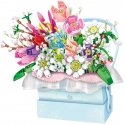 Lean Toys Constructor "Flower Bouquet" with LED lighting, 761 pieces Lean Toys Constructor "Flower Bouquet" with LED lighting, 761 pieces