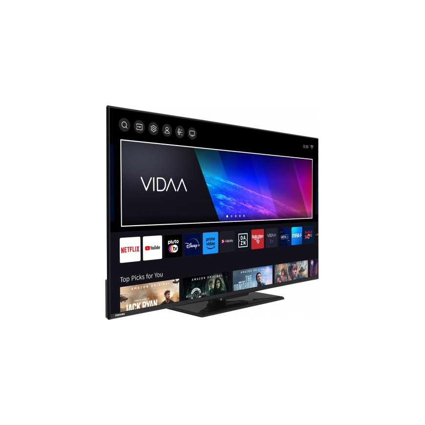 Toshiba 43QV3463DG televizorius 109,2 cm (43") 4K Ultra HD Smart TV Juoda 250 cd/m² – 3