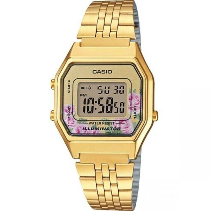 CASIO LA680WGA-4C sieviešu pulkstenis (zd631d) +