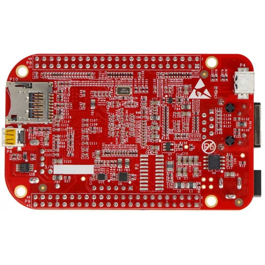 BeagleBone Juodas Industrial – ARM Cortex A8 1 GHz plėtros plokštė – 512 MB RAM + 4 GB eMMC – 3