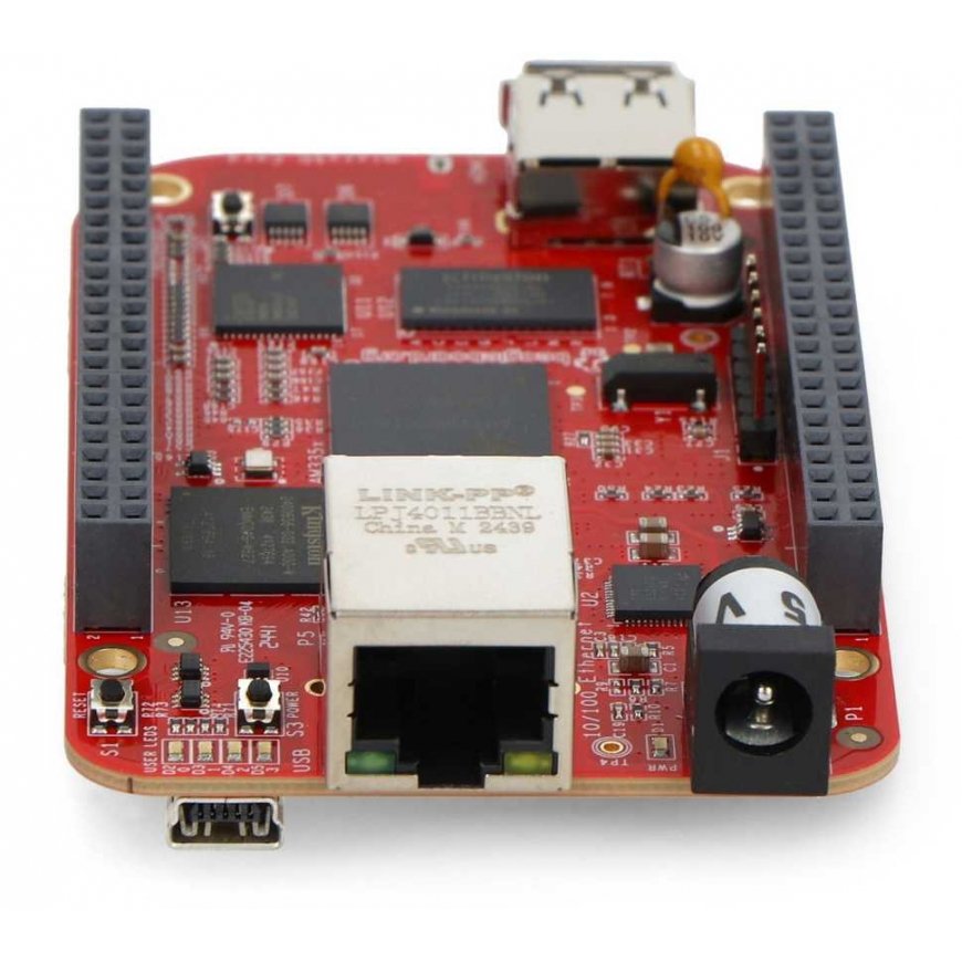 BeagleBone Juodas Industrial – ARM Cortex A8 1 GHz arendusplaat – 512 MB RAM + 4 GB eMMC – 4