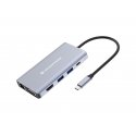 Conceptronic DONN20G dokstacija Vadu USB 3.2 Gen 1 (3.1 Gen 1) Type-C Pelēks Conceptronic DONN20G dokstacija Vadu USB 3.2 Gen 1 (3.1 Gen 1) Type-C Pelēks