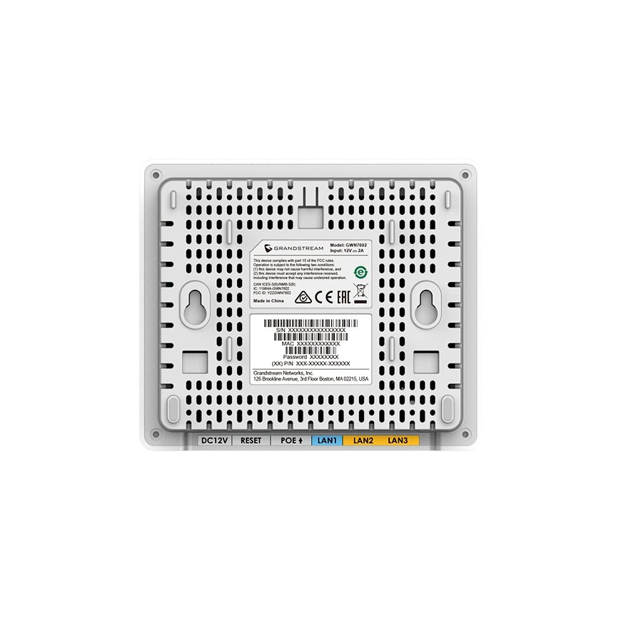 Grandstream Networks GWN7604 wireless access point 867 Mbit/s White Power over Ethernet (PoE) – 4