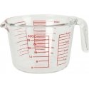 Erinomainen Houseware LUNU lasinen keittiömittakuppi, 1 l Erinomainen Houseware LUNU lasinen keittiömittakuppi, 1 l