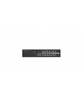 GS-2412P Управляемый L2+ Gigabit Ethernet (10/100/1000) Питание по Ethernet (PoE) Черный