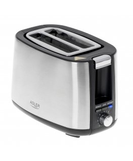 Adler AD 3214 tosteris 7 2 šķēle (-s) 900 W Sudrabs