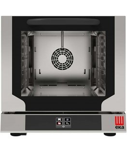 Tecnoeka konvekcinis krosnys su drėkintuvu ir lietimui jautriu Evolution Next panele 4 skardos 429 x 345 mm 3.15 kW