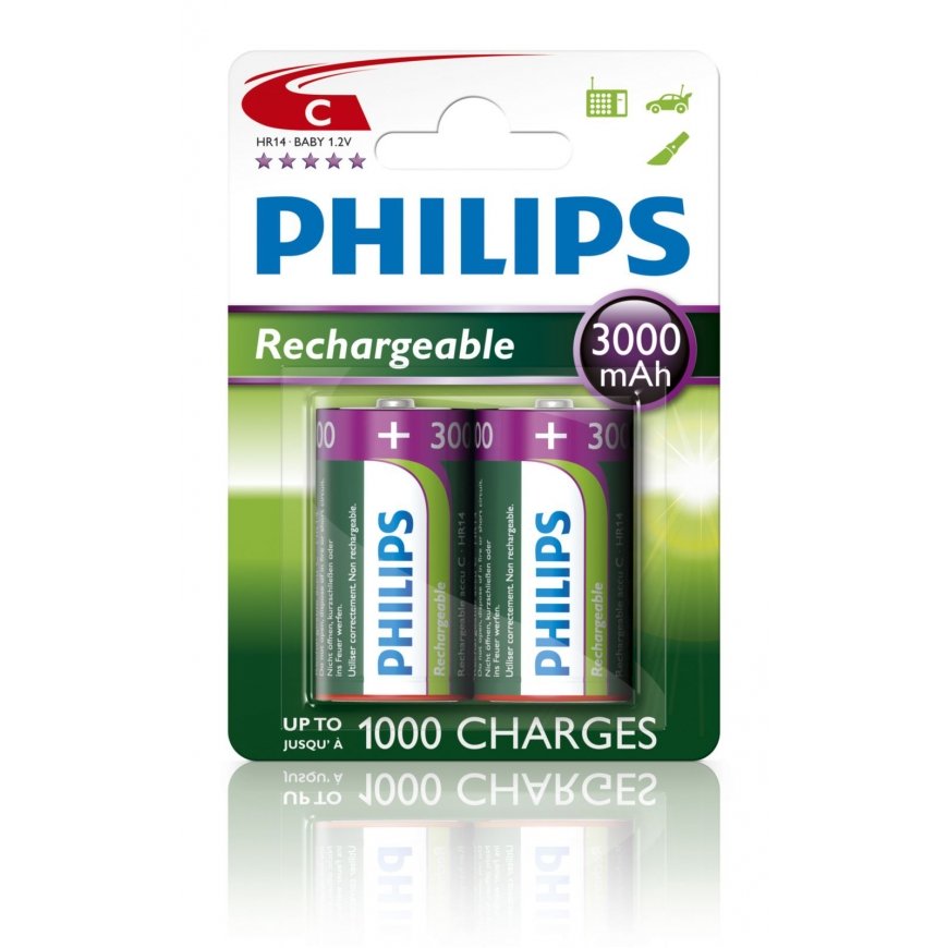 Philips Rechargeables Battery R14B2A300/10