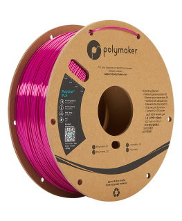 Polymaker PolyLite PLA - 1kg - 1.75mm - Silk Magenta