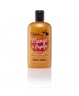 Es mīlu, mango un papaju, attīrošs, dušas gels, 500 ml