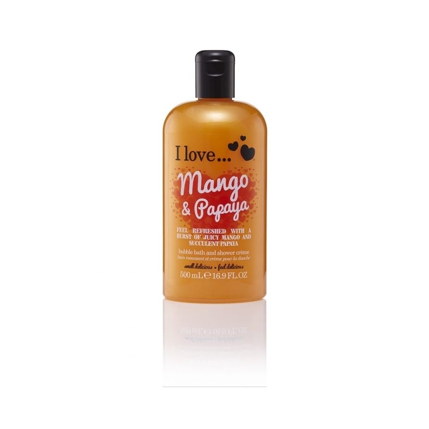I Love, Mango & Papaya, Cleansing, Shower Gel, 500 ml